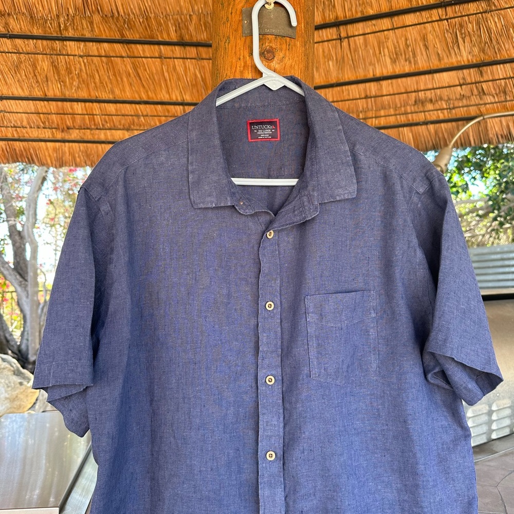 Men’s UNTUCKit, linen XX-Large shirt,make an offer